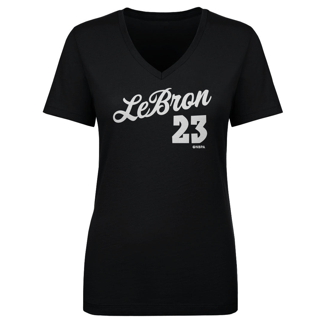 LeBron James Women's V-Neck T-Shirt | 500 LEVEL