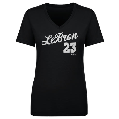 LeBron James Women's V-Neck T-Shirt | 500 LEVEL