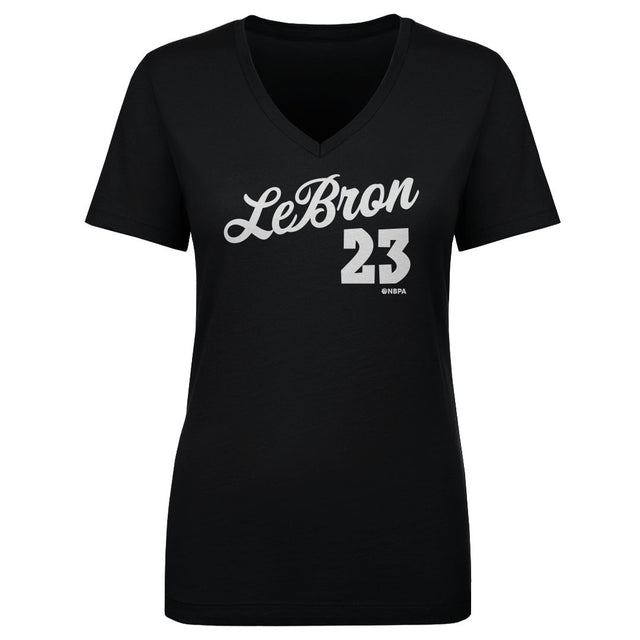 LeBron James Women's V-Neck T-Shirt | 500 LEVEL