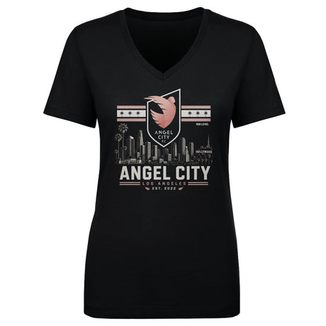 Angel City FC Women's V-Neck T-Shirt | 500 LEVEL