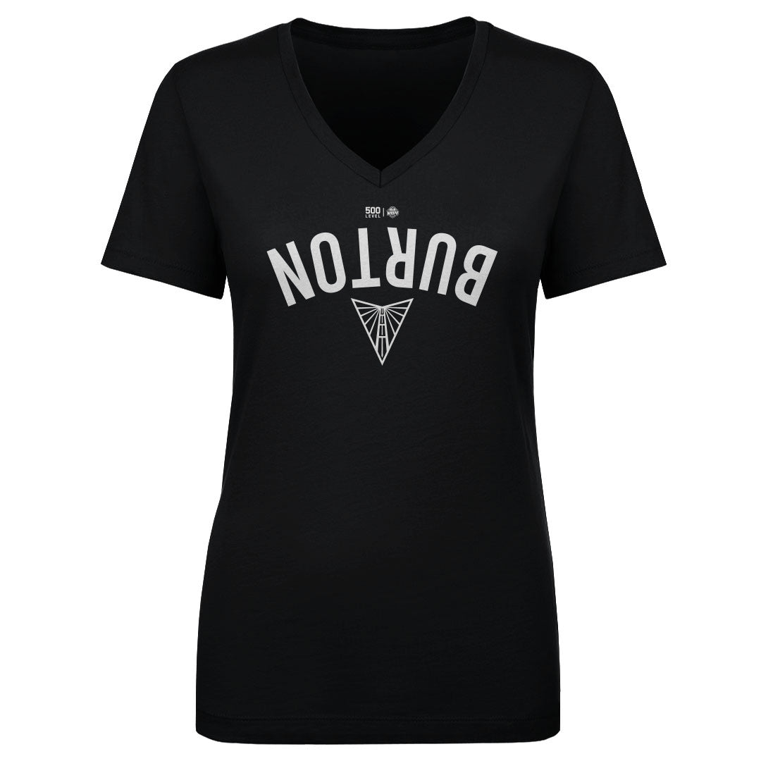 Veronica Burton Women's V-Neck T-Shirt | 500 LEVEL