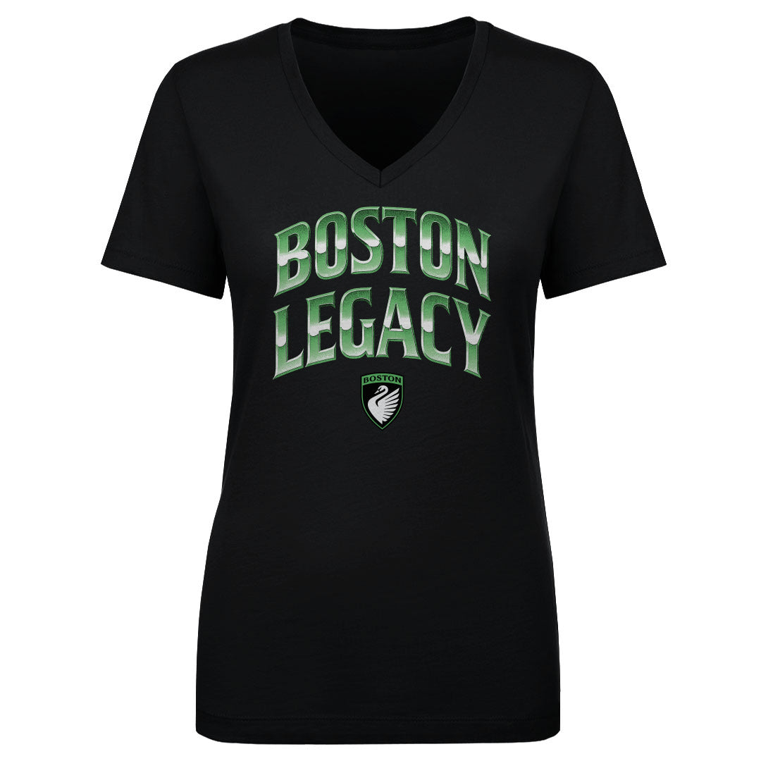 Boston Legacy FC Women's V-Neck T-Shirt | 500 LEVEL