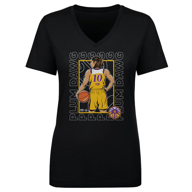 Kelsey Plum Women's V-Neck T-Shirt | 500 LEVEL