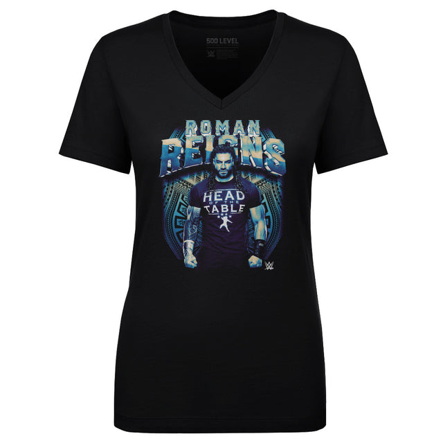 Roman Reigns Women's V-Neck T-Shirt | 500 LEVEL