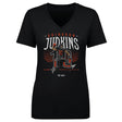 Quinshon Judkins Women's V-Neck T-Shirt | 500 LEVEL