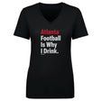 Atlanta Football Women's V-Neck T-Shirt | 500 LEVEL