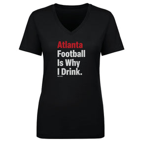 Atlanta Football Women's V-Neck T-Shirt | 500 LEVEL