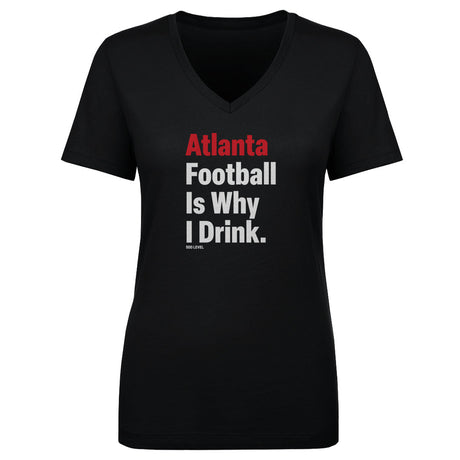 Atlanta Football Women's V-Neck T-Shirt | 500 LEVEL