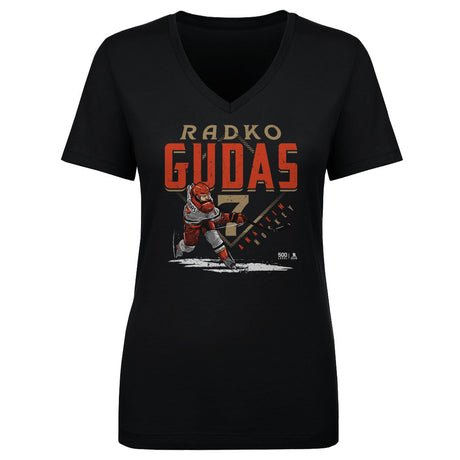 Radko Gudas Women's V-Neck T-Shirt | 500 LEVEL