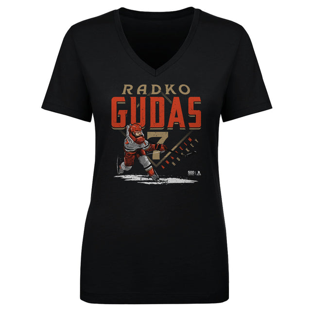 Radko Gudas Women's V-Neck T-Shirt | 500 LEVEL