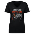 Courtland Sutton Women's V-Neck T-Shirt | 500 LEVEL