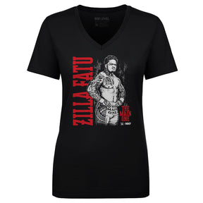 Zilla Fatu Women's V-Neck T-Shirt | 500 LEVEL