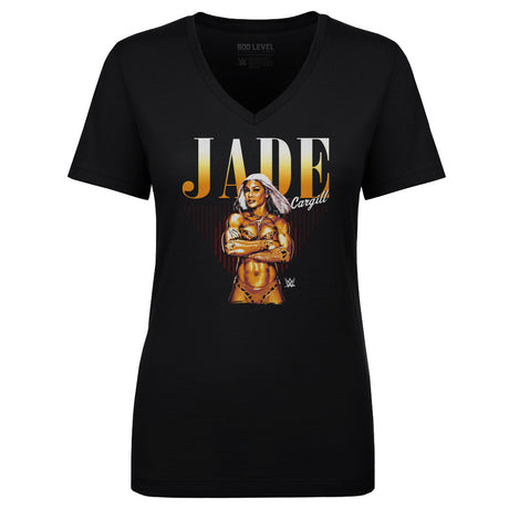 Jade Cargill Women's V-Neck T-Shirt | 500 LEVEL