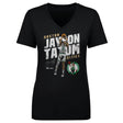Jayson Tatum Women's V-Neck T-Shirt | 500 LEVEL