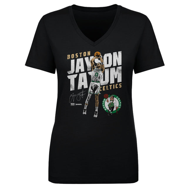 Jayson Tatum Women's V-Neck T-Shirt | 500 LEVEL