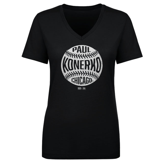 Paul Konerko Women's V-Neck T-Shirt | 500 LEVEL