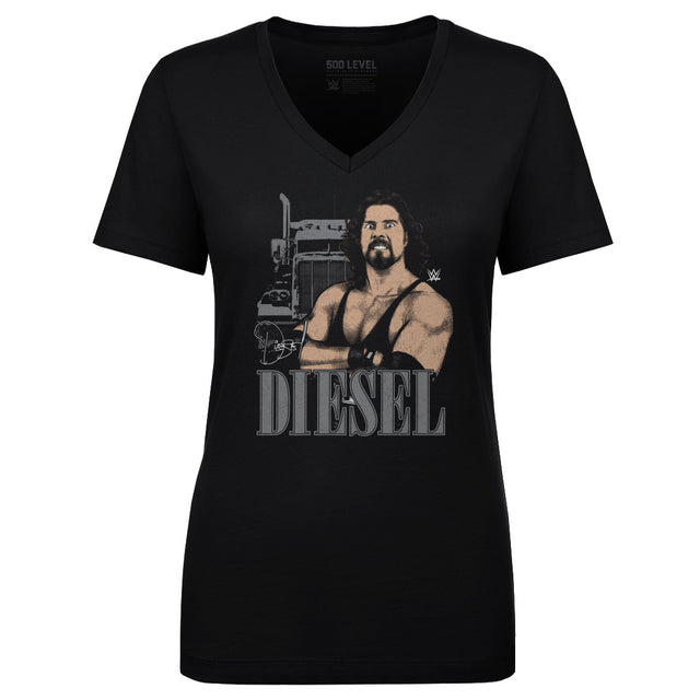 Diesel Women's V-Neck T-Shirt | 500 LEVEL