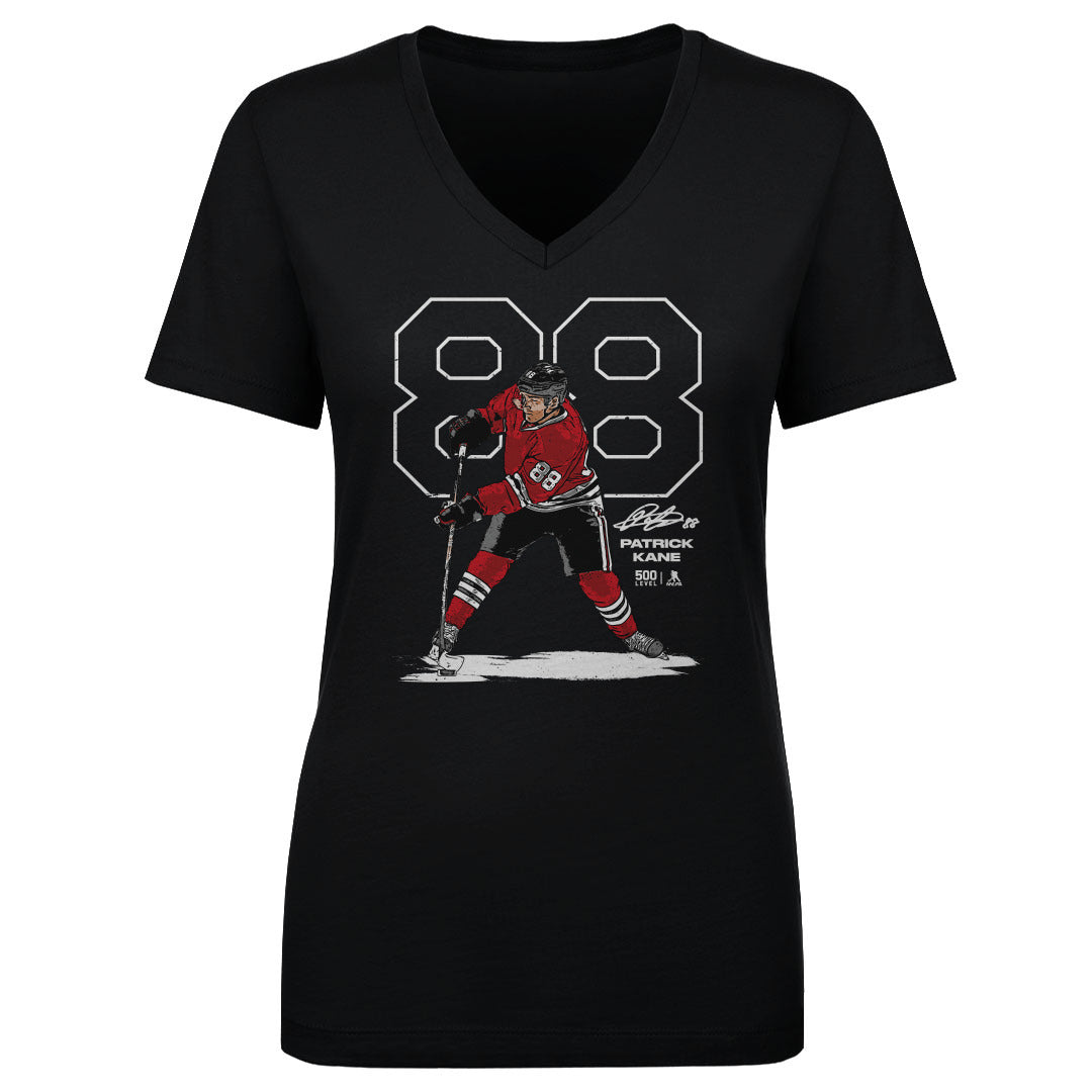 Patrick Kane Women's V-Neck T-Shirt | 500 LEVEL
