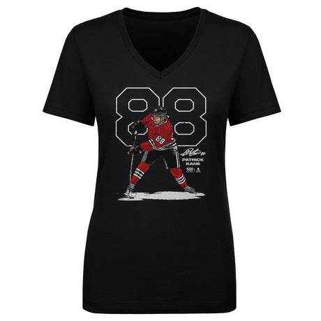 Patrick Kane Women's V-Neck T-Shirt | 500 LEVEL