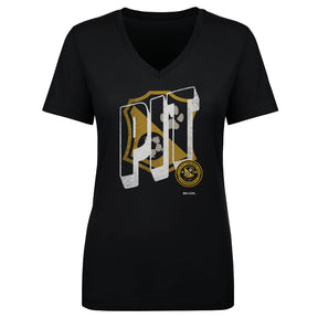 Pittsburgh Riverhounds SC Women's V-Neck T-Shirt | 500 LEVEL