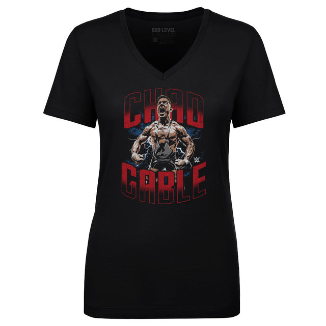 Chad Gable Women's V-Neck T-Shirt | 500 LEVEL