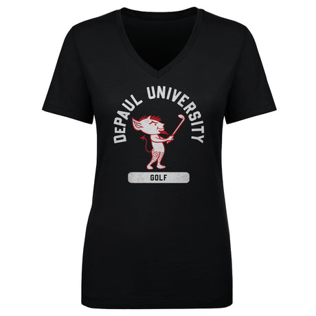 DePaul Blue Demons Women's V-Neck T-Shirt | 500 LEVEL