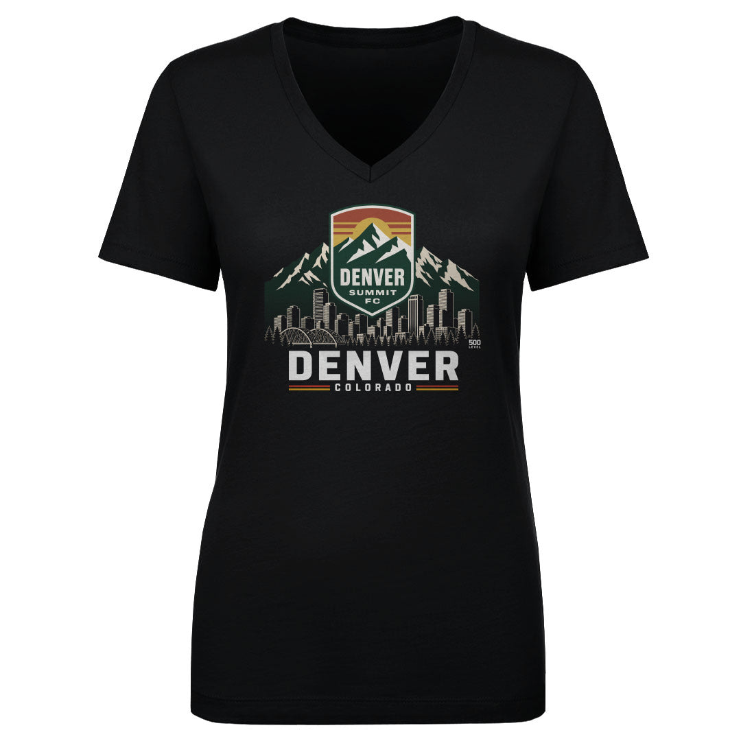 Denver Summit FC Women's V-Neck T-Shirt | 500 LEVEL
