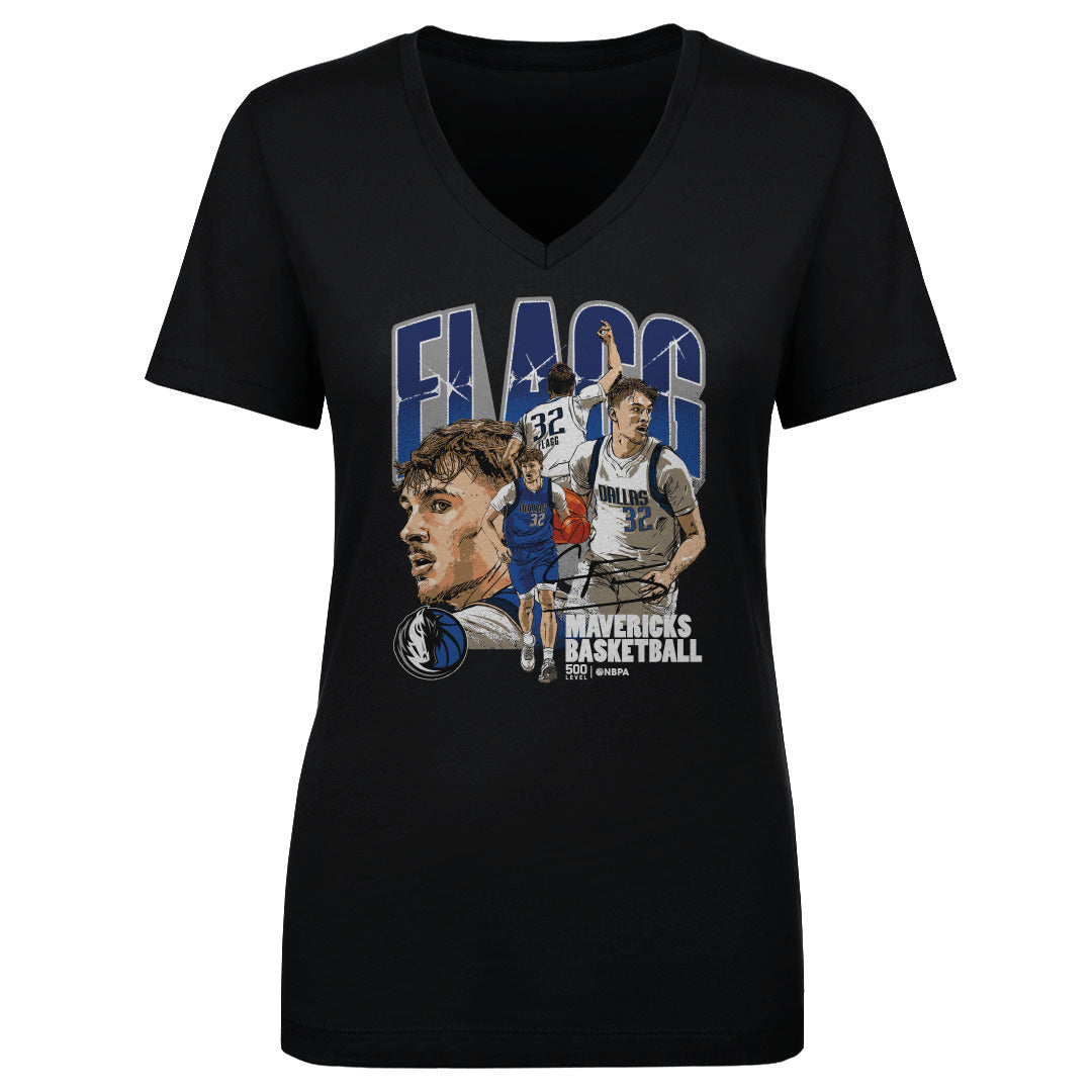 Cooper Flagg Women's V-Neck T-Shirt | 500 LEVEL
