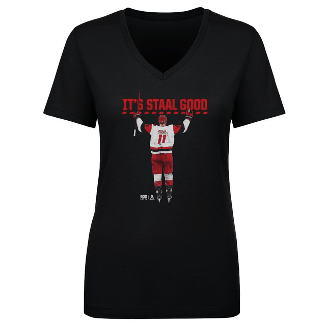 Jordan Staal Women's V-Neck T-Shirt | 500 LEVEL