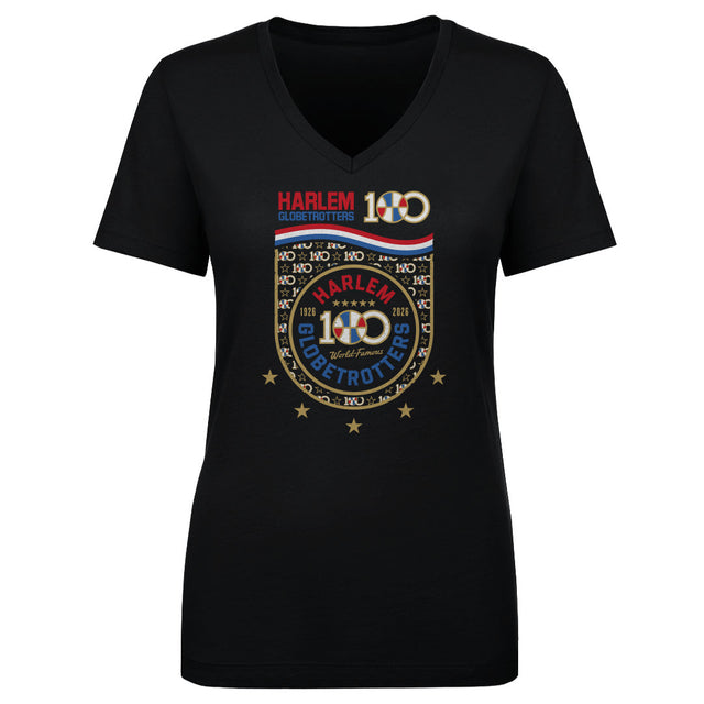 Harlem Globetrotters Women's V-Neck T-Shirt | 500 LEVEL