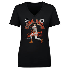 Gunnar Henderson Women's V-Neck T-Shirt | 500 LEVEL