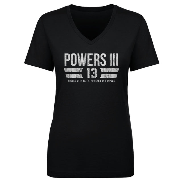 Reggie Powers III Women's V-Neck T-Shirt | 500 LEVEL