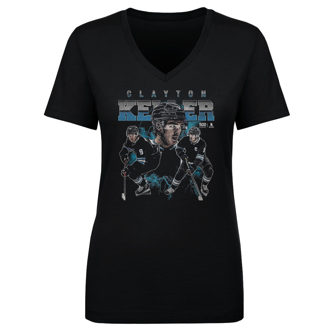 Clayton Keller Women's V-Neck T-Shirt | 500 LEVEL