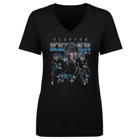 Clayton Keller Women's V-Neck T-Shirt | 500 LEVEL