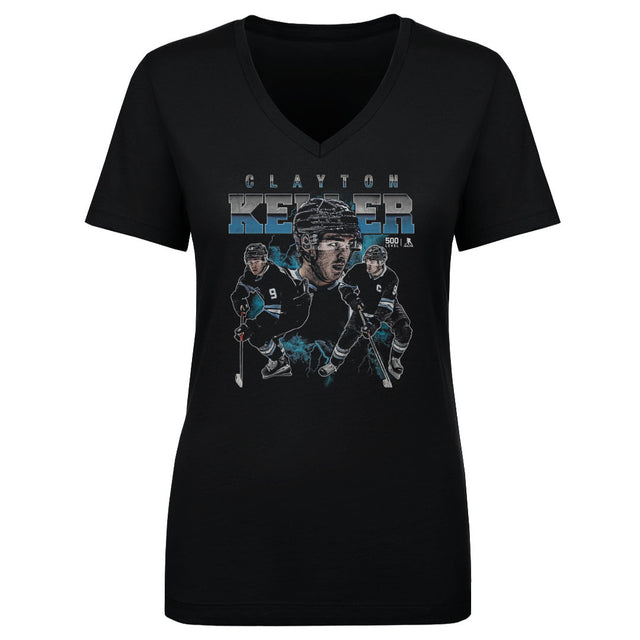 Clayton Keller Women's V-Neck T-Shirt | 500 LEVEL