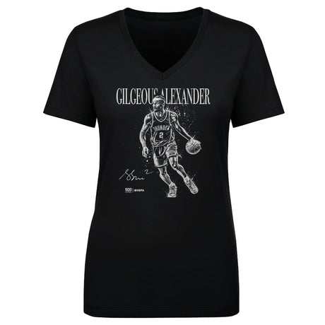 Shai Gilgeous-Alexander Women's V-Neck T-Shirt | 500 LEVEL