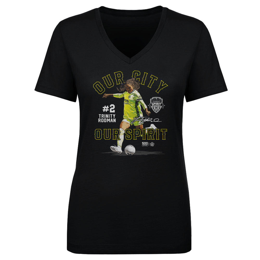 Trinity Rodman Women's V-Neck T-Shirt | 500 LEVEL