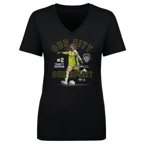 Trinity Rodman Women's V-Neck T-Shirt | 500 LEVEL