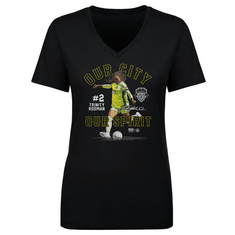 Trinity Rodman Women's V-Neck T-Shirt | 500 LEVEL