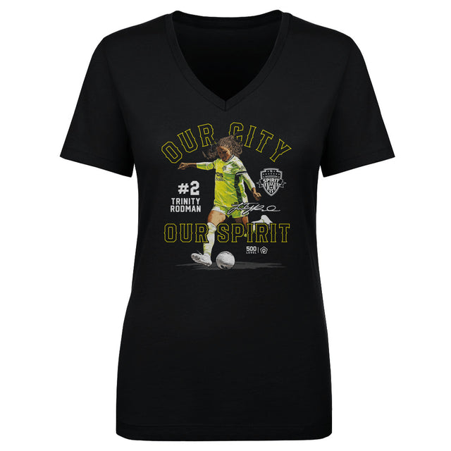 Trinity Rodman Women's V-Neck T-Shirt | 500 LEVEL