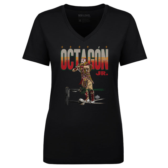 Octagon Jr. Women's V-Neck T-Shirt | 500 LEVEL