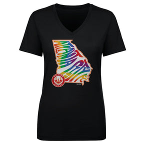 Atlanta City FC Women's V-Neck T-Shirt | 500 LEVEL