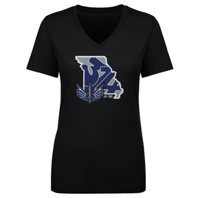 St. Louis Battlehawks Women's V-Neck T-Shirt | 500 LEVEL