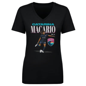 Catarina Macario Women's V-Neck T-Shirt | 500 LEVEL