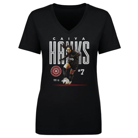 Caiya Hanks Women's V-Neck T-Shirt | 500 LEVEL