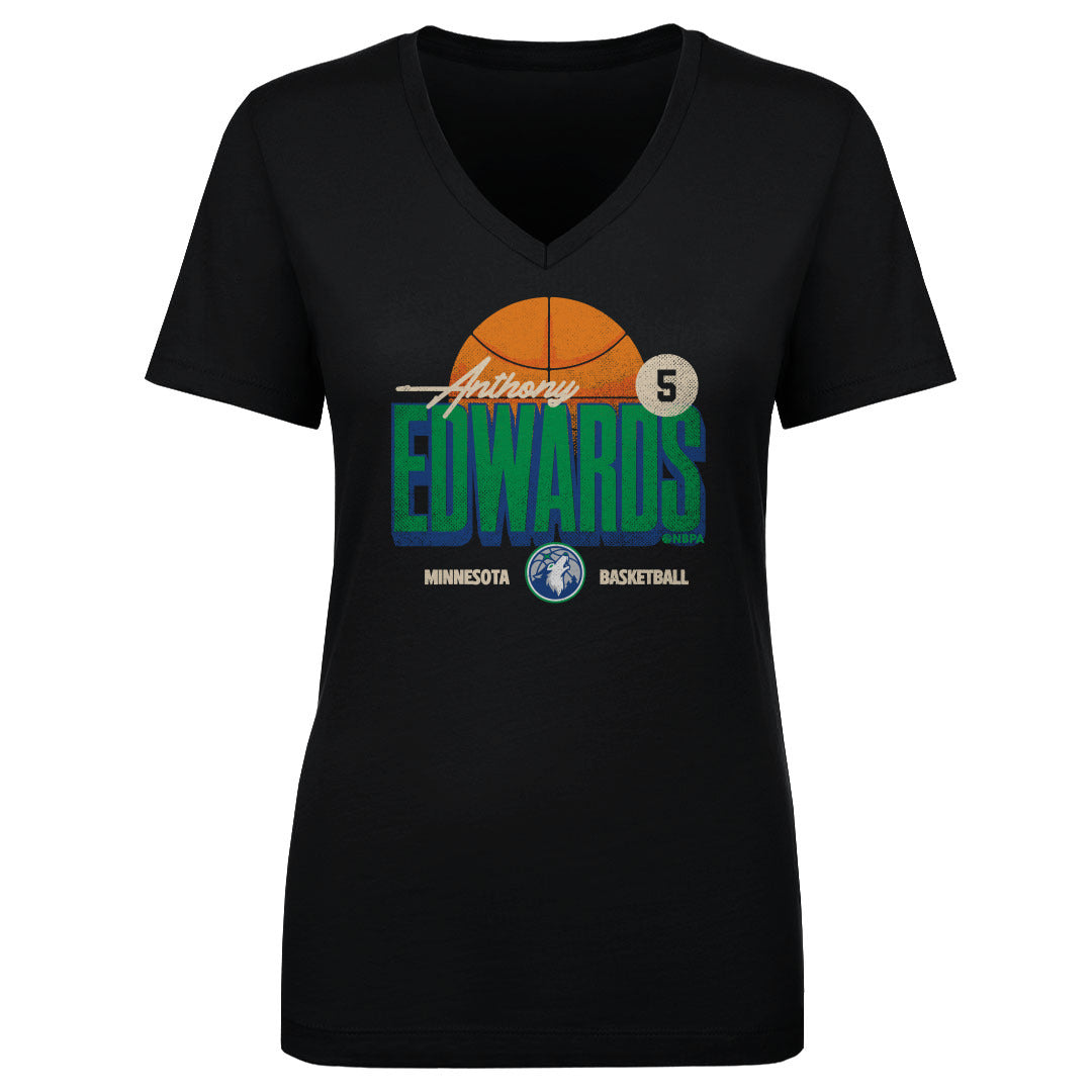 Anthony Edwards Women's V-Neck T-Shirt | 500 LEVEL