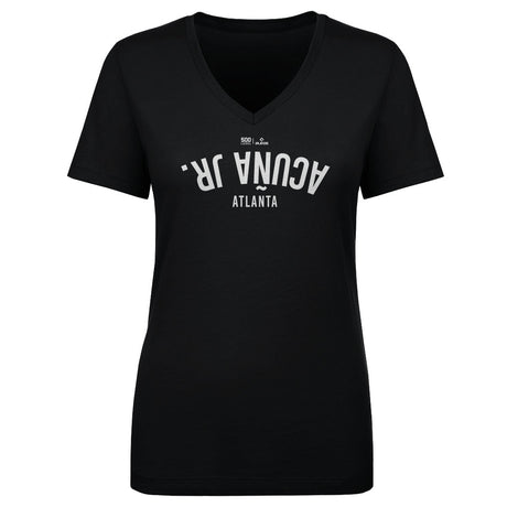 Ronald Acuna Jr. Women's V-Neck T-Shirt | 500 LEVEL