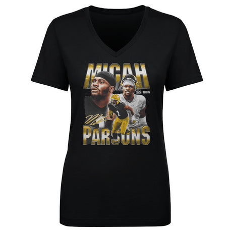 MIcah Parsons Women's V-Neck T-Shirt | 500 LEVEL