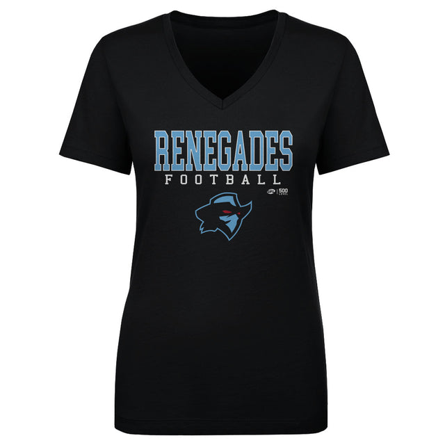 Dallas Renegades Women's V-Neck T-Shirt | 500 LEVEL