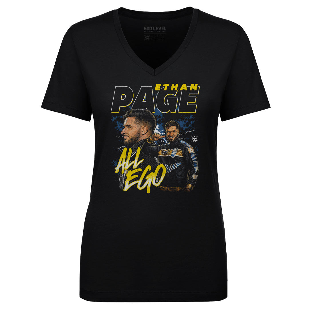 Ethan Page Women's V-Neck T-Shirt | 500 LEVEL
